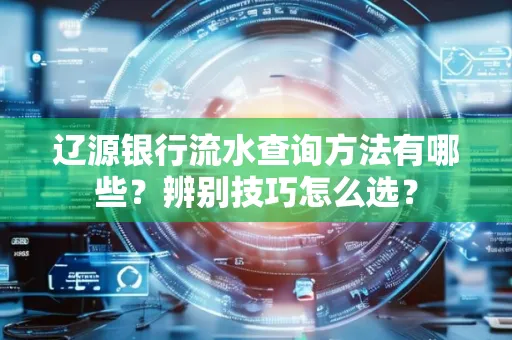 辽源银行流水查询方法有哪些?辨别技巧怎么选?